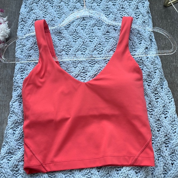 lululemon athletica Tops - Lululemon Pale Raspberry Align Tank Size 2
